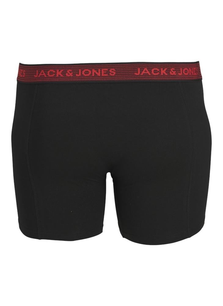 JACK & JONES 3 Pack Logo Band Trunks - Image 2